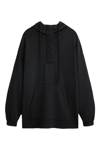 Sweater met Capuchon - Zwart