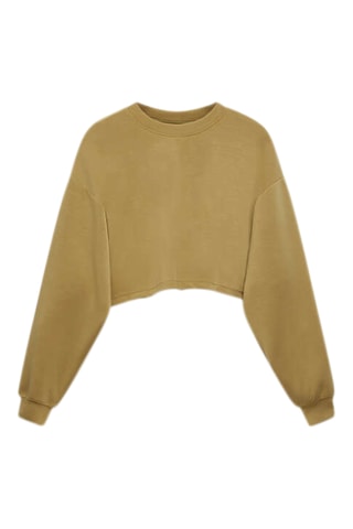 Sweater met Capuchon - Olijfgroen