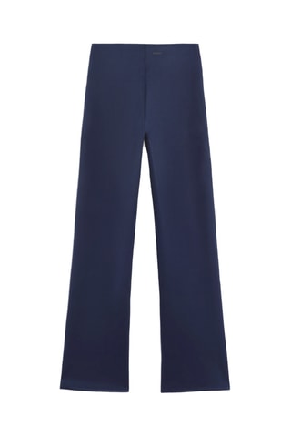 Broek Hoge Taille - Marineblauw