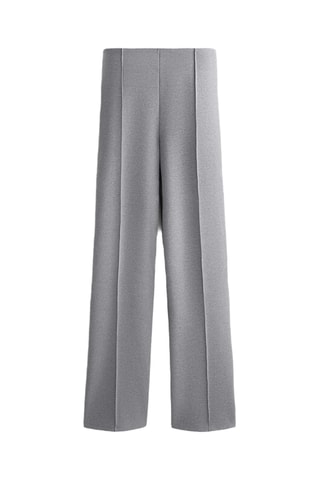 Broek Hoge Taille - Donkergrijs