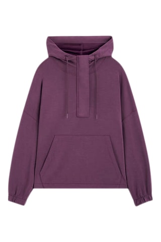 Sweater met Capuchon - Paars