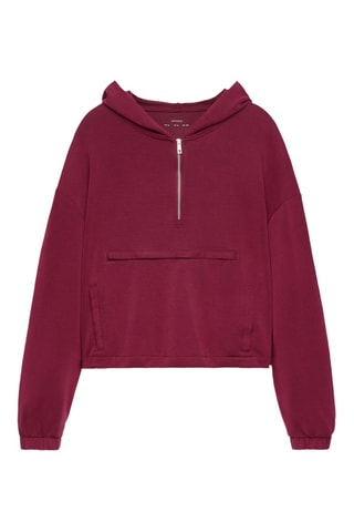 Sweater met Capuchon - Bordeauxrood