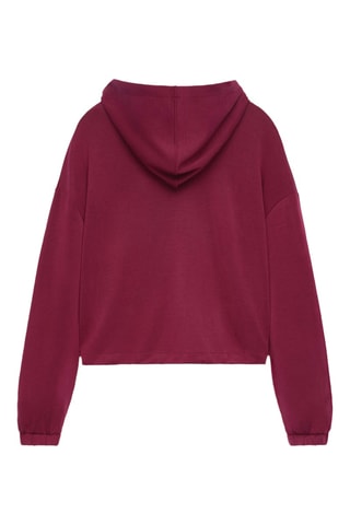 Sweater met Capuchon - Bordeauxrood