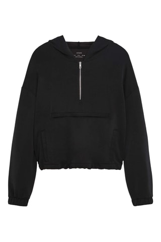 Sweater met Capuchon - Zwart