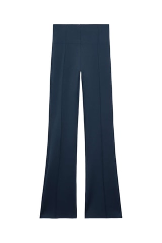 Broek Hoge Taille - Marineblauw