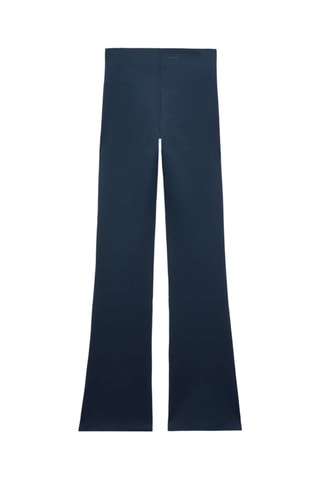 Broek Hoge Taille - Marineblauw