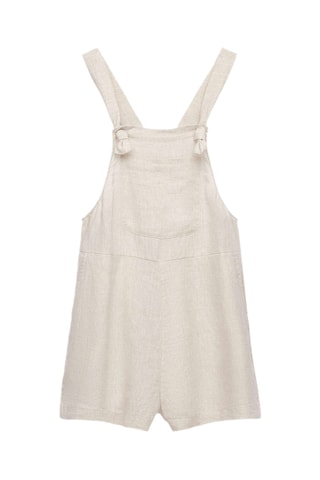 Linnen Tuinbroek - Ecru