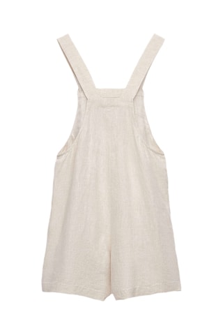 Linnen Tuinbroek - Ecru