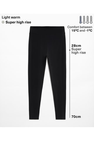 Legging Hoge Taille - Zwart