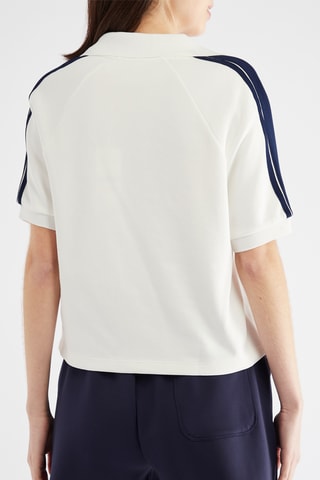 Polo - Wit en Marineblauw