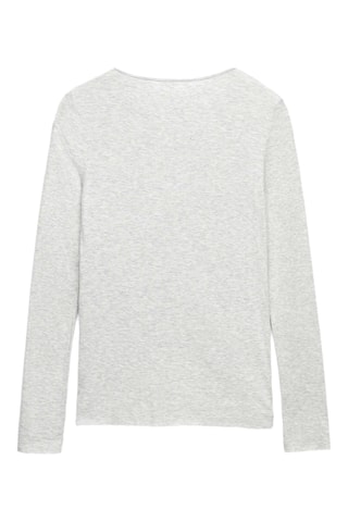 T-shirt - Gemêleerd Grijs