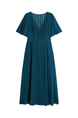 Midi-jurk - Pauwblauw