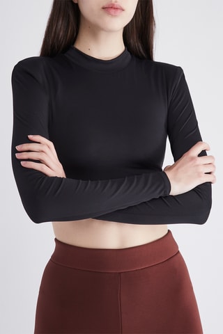 Crop Top - Zwart