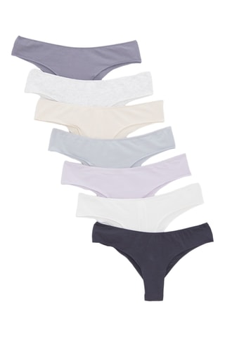 7 Onderbroeken - Lichtpaars en Grijs