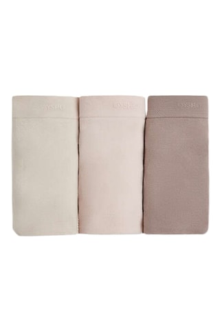 3 Onderbroeken - Beige en Poederroze