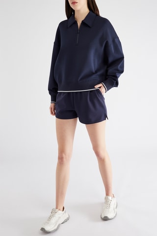 Sweater en Short - Marineblauw