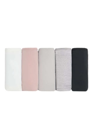 5 Onderbroeken - Indigoblauw en Wit