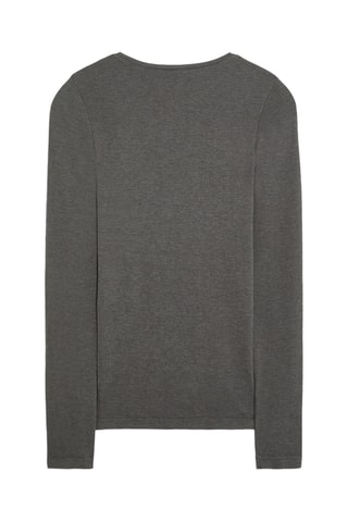 T-shirt - Gemêleerd Donkergrijs