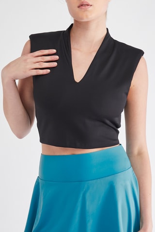 Crop Top - Zwart