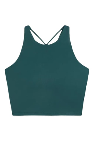 Crop Top - Petrolblauw