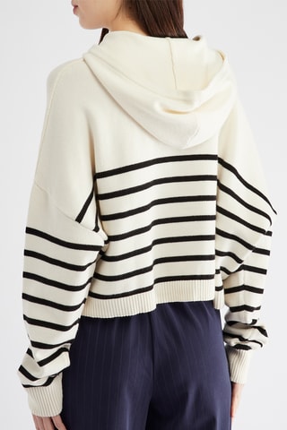 Sweater met Capuchon - Ecru