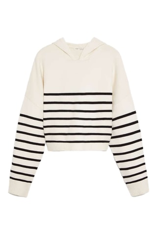 Sweater met Capuchon - Ecru