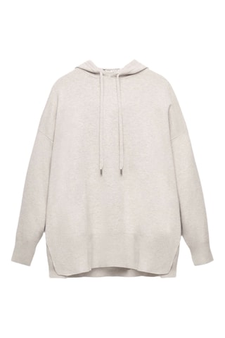 Sweater met Capuchon - Taupe