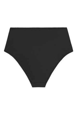 Bikinibroekje Hoge Taille - Zwart