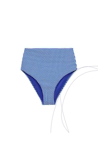 Bikinibroekje Hoge Taille - Felblauw