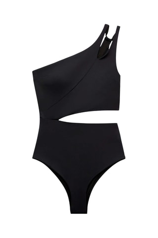 Asymmetrisch Badpak - Zwart