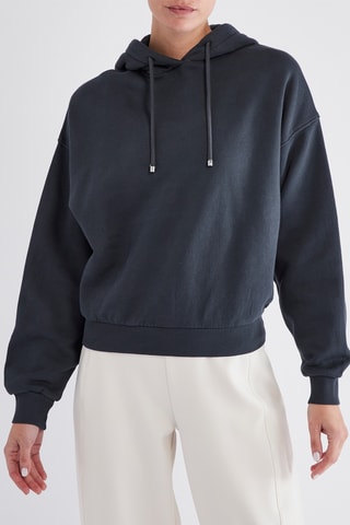 Sweater met Capuchon - Donkergrijs