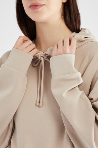 Sweater met Capuchon - Lichtgrijs