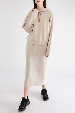 Sweater met Capuchon - Lichtgrijs