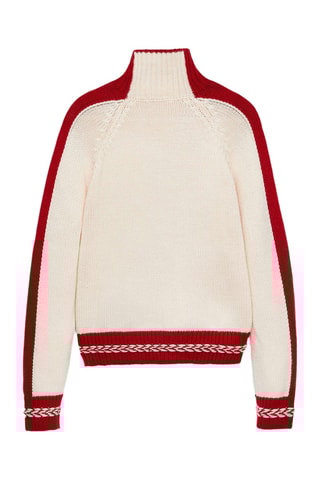 Trui - Rood en Beige