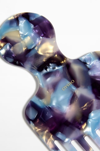 Kam - Paars en Hemelsblauw