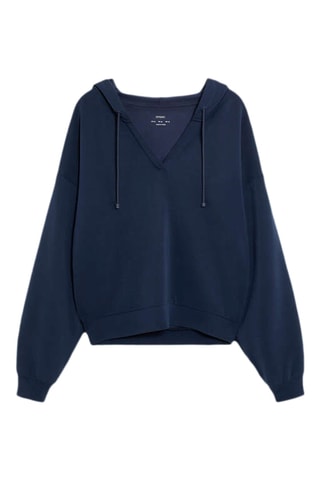 Sweater met Capuchon - Marineblauw