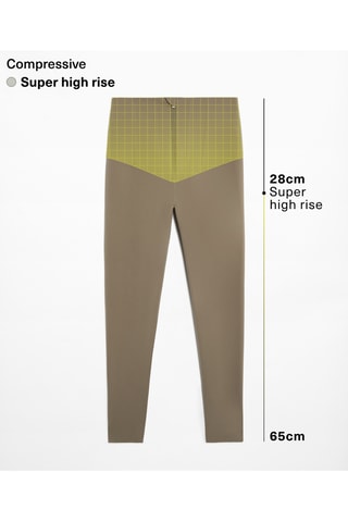 Legging Hoge Taille - Taupe