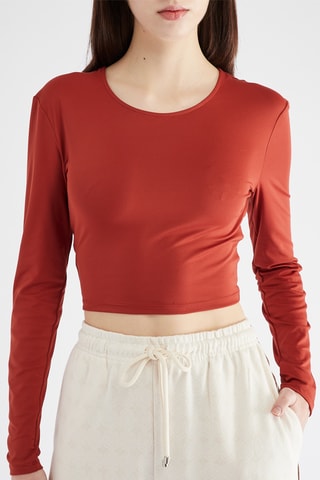Crop Top - Steenrood