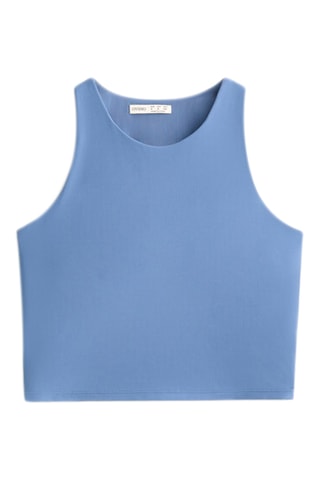 Crop Top - Blauw