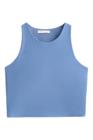 Crop Top - Blauw