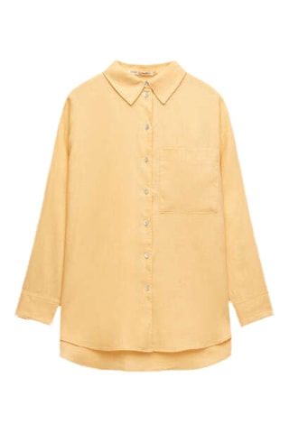 Linnen Blouse - Geel