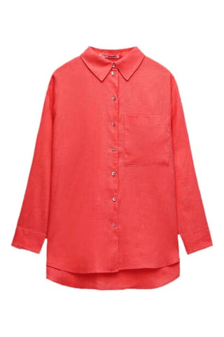 Linnen Blouse - Oranje