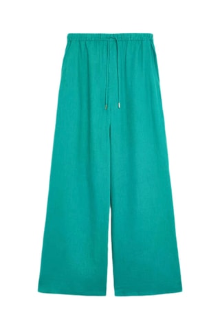 Linnen Broek - Turquoise