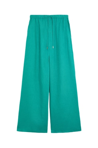 Linnen Broek - Turquoise