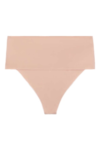 String met hoge taille - Nude