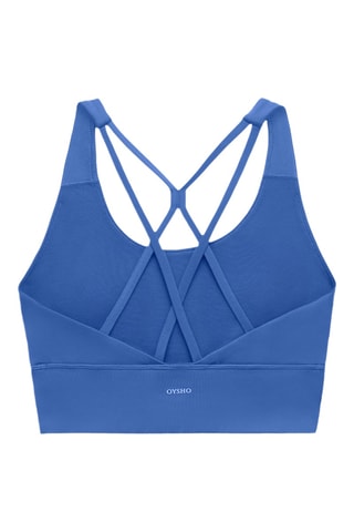 Sportbeha - Kobaltblauw