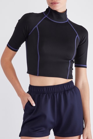 Crop Top - Zwart