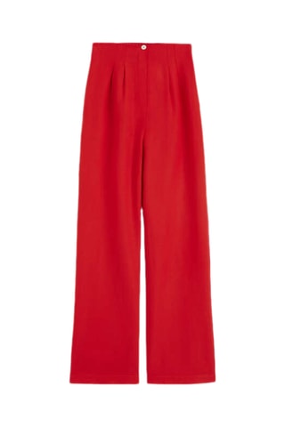 Linnen Broek - Rood