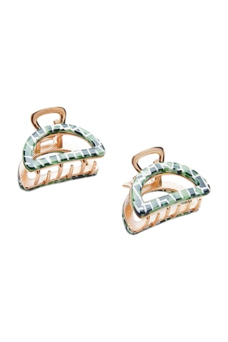 2 Haarspelden - Groen