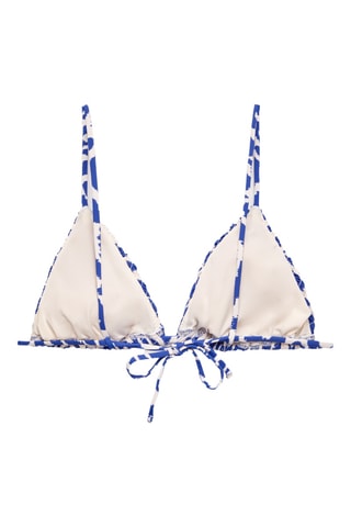 Bikinitop - Kobaltblauw